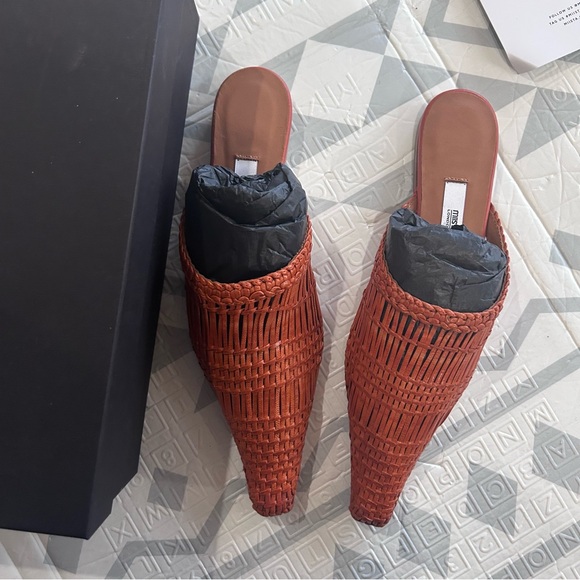 MIISTA Erica Woven Leather Mule size 38 - Picture 5 of 6